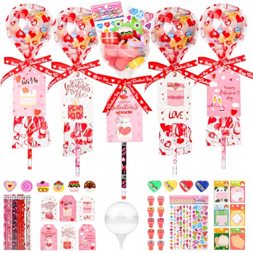 24Pack Giant Lollipop Birthday Goodie Bags Stationery Set Return