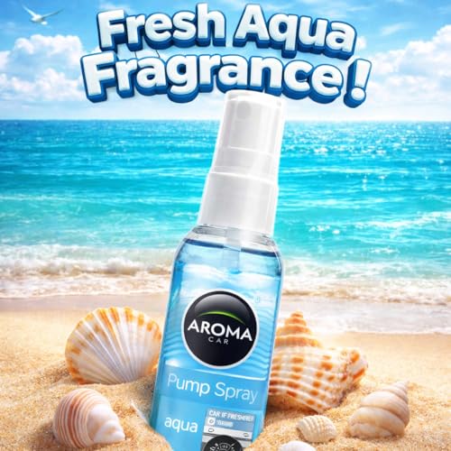 Image of Aroma Car Perfume Pump Spray Air Freshener Aqua 75ml