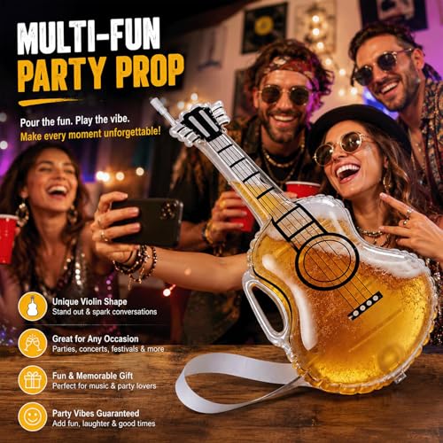 Chope à bière violon avec sangle pour danser en festival de musique