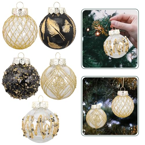 Boules de Noël incassables Veemoon pour décorer le sapin sans risque