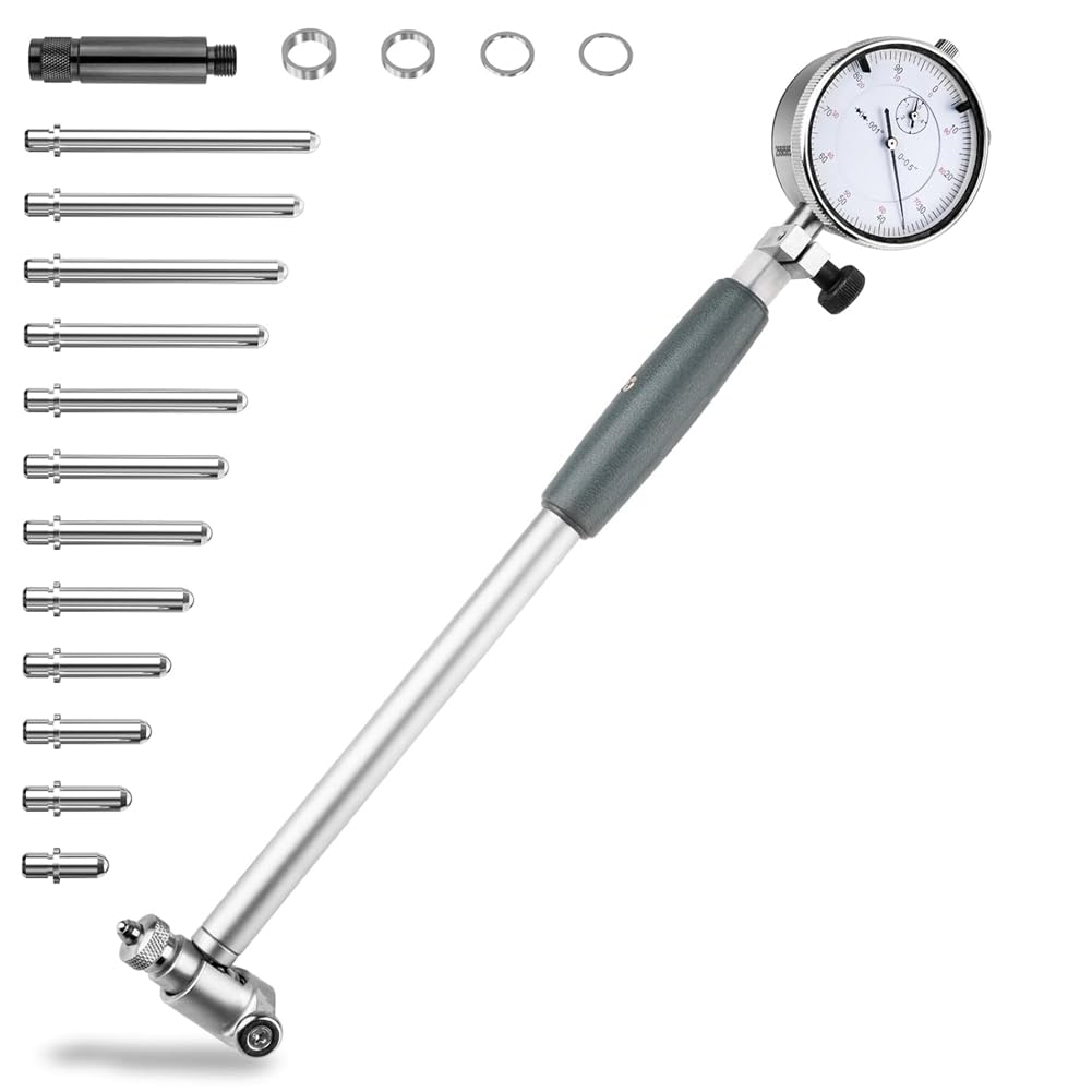 Jnchdghwa As Shown Accuracy Bore Gauge Set Cylinder Measurement Tool 2" To 6" Range, 0.001" For Engine Cylinder Wear Checking Out-Of-Round Detection