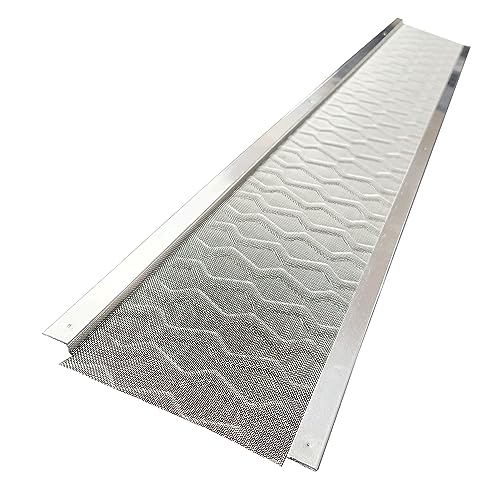 R & G Home and Yard Gutter Guard - Premium Stainless Steel Micro-Mesh Gutter Cover - Fit 5 Inch Gutter and Smaller Gutters - True 45 FT Set (5.9 in x 45 in, 12 PCS) - Contractor Grade, Easy DIY
