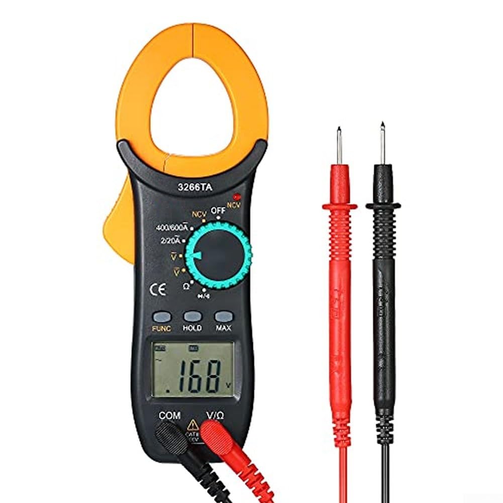 Multimetro Digitale True per rms con NCV e per torcia Multimetro(588D(600A))