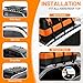 Car Rooftop top Cargo Carrier 21 Cubic feet 100% Waterproof Heavy Duty PVC for All Cars with/Without Rack, Includes Anti-Slip Mat, 10 Buckle with Straps, 6 Door Hooks, Luggage Lock