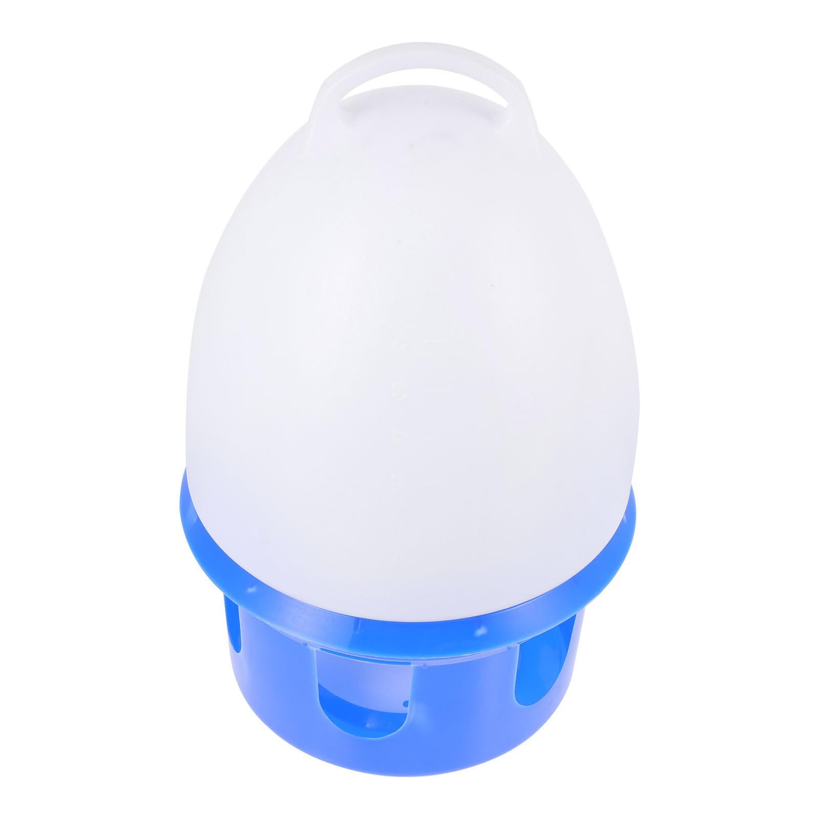 Abreuvoir pour Pigeons Rond à Boire Automatique 1 Pièce PVC Bleu