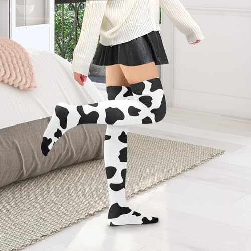 Image of Women's Thigh High Socks Long Over Knee Socks Thick Leg Warm Boot Stockings