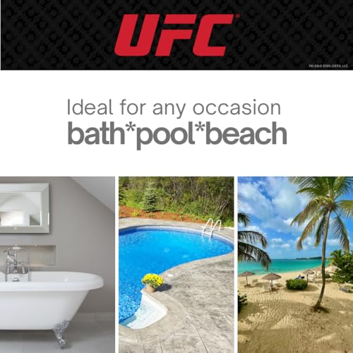 Image of UFC Fight Night Super Soft Bath /Pool /Beach Soft Cotton Terry Hooded Towel Wrap, 24 in x 50 in, (100% Officially Licensed Product) By Franco