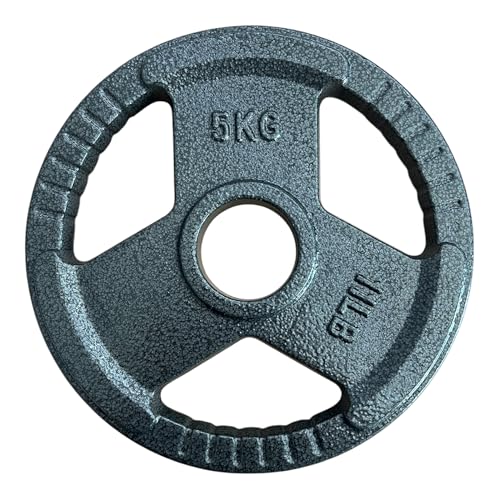 Chase Fitness TRI-GRIP Cast Iron 2" Olympic Disc Weight Plates 2.5KG - 20KG (5kg x 4) - Image 3