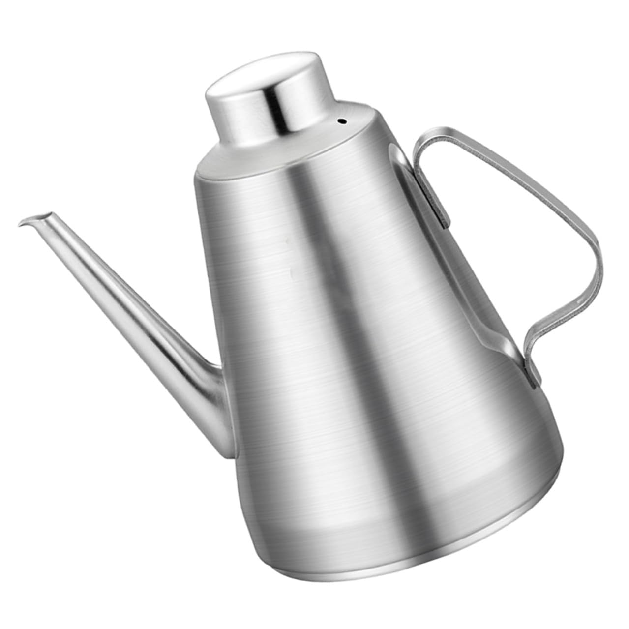 Distributore di Olio e Aceto in Acciaio Inox 650ml Filtro, Barattolo Multifunzionale per Cucina, Contenitore per Grasso Manico Ergonomico, Resistente e Facile da Pulire, per Uso