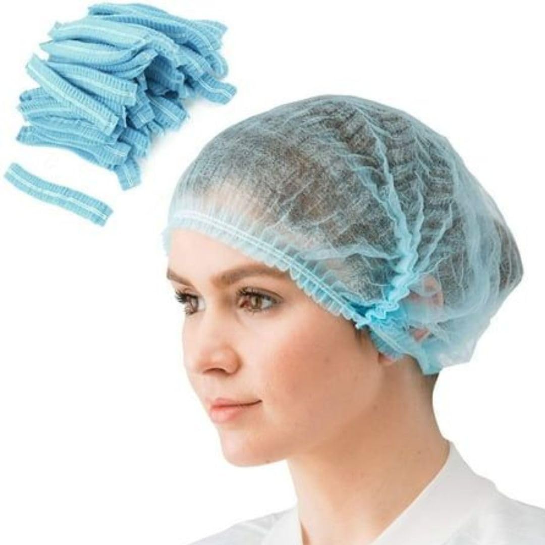 7Shield Disposable Nonwoven Bouffant Caps, Hair Net for Hospitals, Food Catering, Salon & Spa Cap, Canteens, Dust-free, (Pack of 100) Color - Medical Blue (B0D5D36TNS) Amazon Price History, Amazon Price Tracker