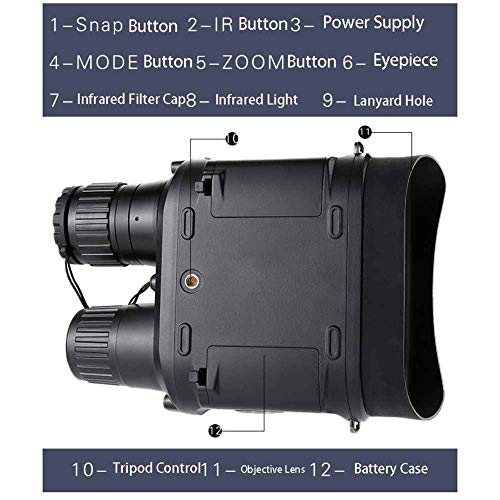 Hesolo Nachtsicht-Infrarot-Fernglas-Teleskop, HD Professional Digital-Fernglas, für Outdoor-Vogelbeobachtung/Reisen… – Bild 5