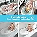 Fisher-Price Baby to Toddler Bath 4-in-1 Sling ‘n Seat Tub with Removable Infant Support and 2 Toys, Climbing Leaves