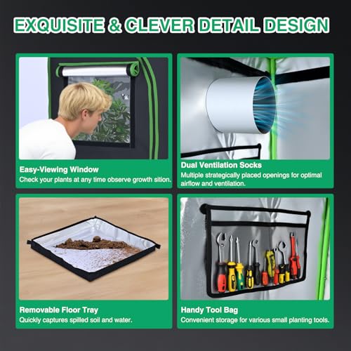 Yesker 5x5 Large Grow Tent