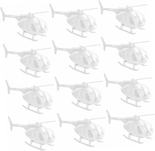 Yardwe 12pcs Transparent Airplane Candy Boxes Creative Food Holders for Snacks Treats and Classroom Prizes Fun Favors for Birthday and Halloween Parties