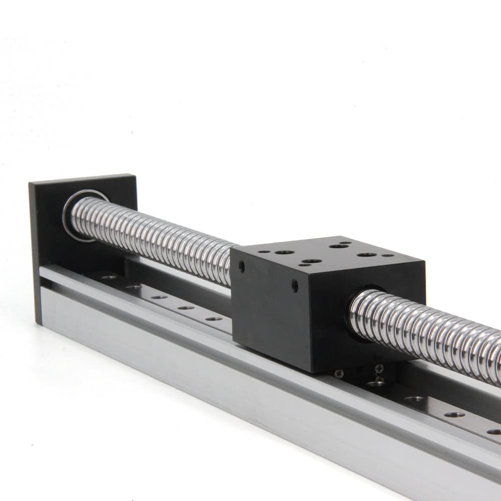 Actuador de etapa lineal de viaje de 350 mm de longitud con carriles lineales cuadrados Tornillo de bola SFU1605 con motor paso a paso NEMA23 para DIY CNC Router Parts X Y Z Axis
