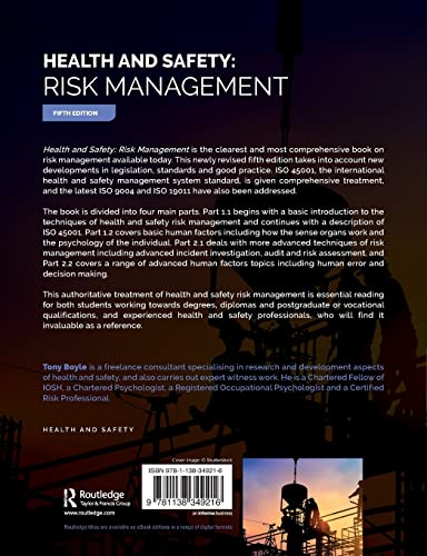 Health and Safety: Risk Management
