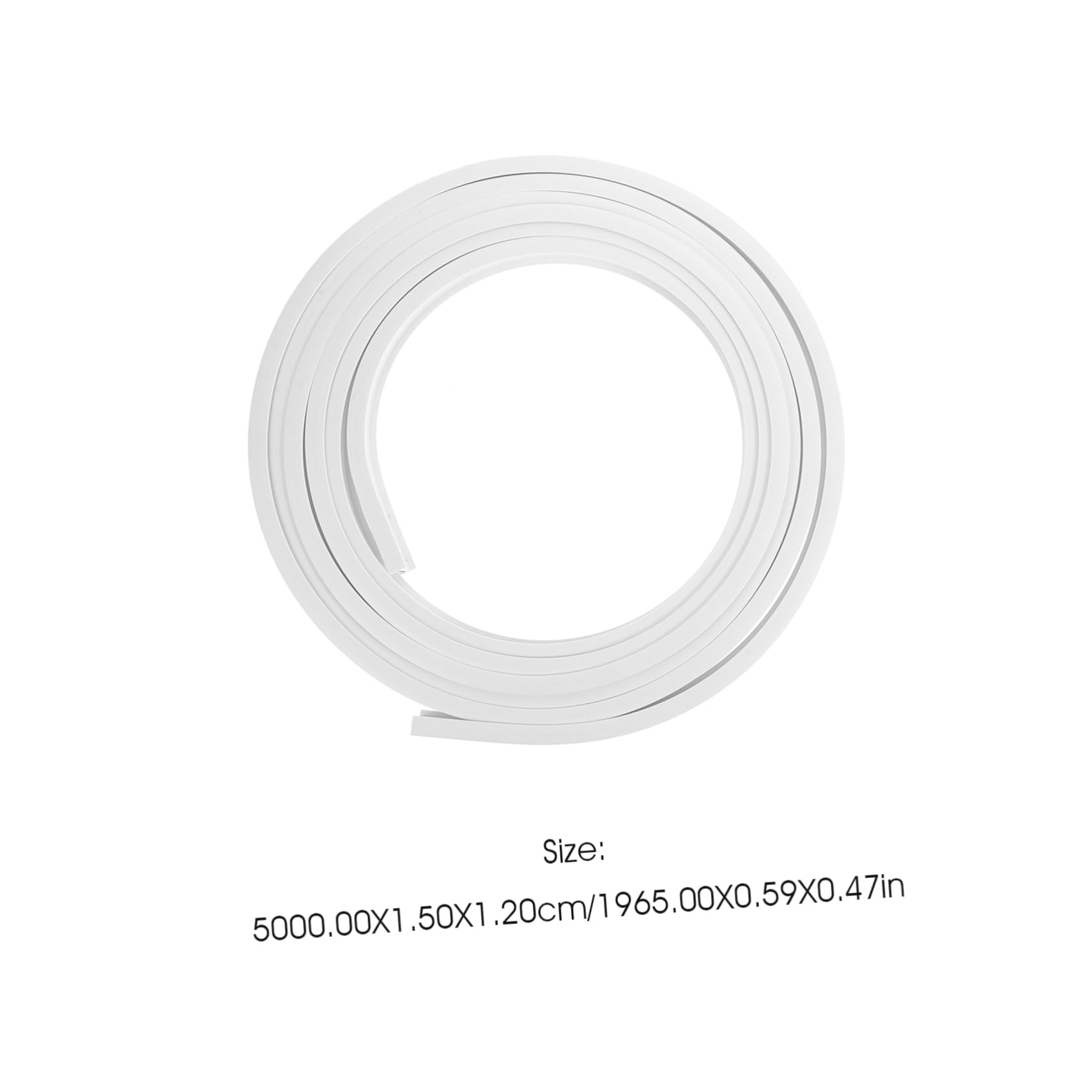 Hemobllo 1 Set Curved Curtain Rail Flexible Ceiling Mount Track for Rv Divider Shop Use Bendable Design for Smooth Operation Easy Installation