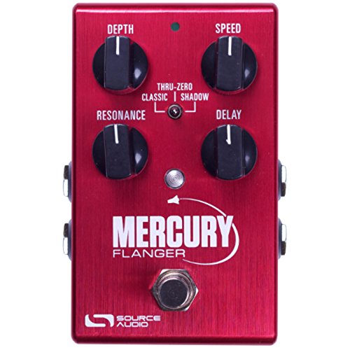 Pédale d'effet flanger Source Audio SA240 Mercury effet modulation rouge guitare