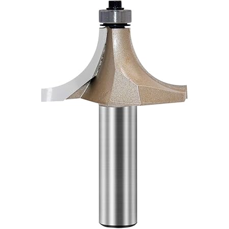 Amazon 丸面ビット ボーズ面 合金 鋼 コロ付き 1個入り 1 2 1 3 4 インチ 12 7 57 16 Mm R22 23 Mm ルーターアクセサリ