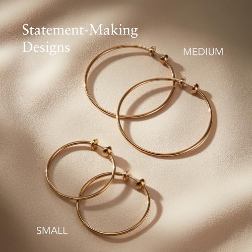 JENNY BIRD Icon Hoop Earrings - Medium4