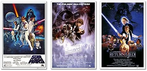 Set Of 3 - Star Wars Original Classics Movie 24X36 Poster
