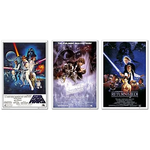 Set Of 3 - Star Wars Original Classics Movie 24x36 Poster Cover