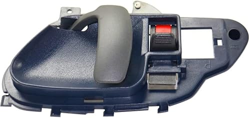Miniatura 8 de KarParts360 Para Chevy C3500 1995-2000 Manija de puerta interior para lado del pasajero delantero  Azul  con botón de bloqueo de puerta  Recorte