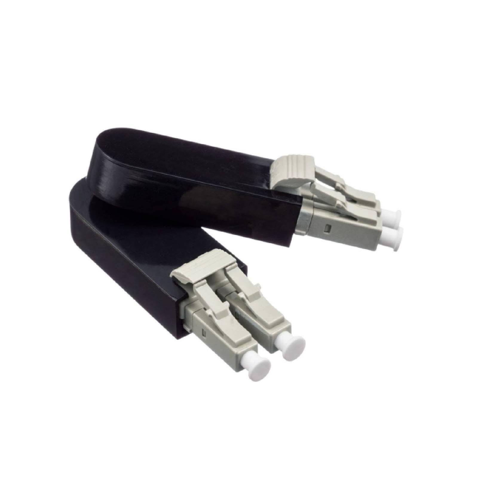 Fiber Optical Loopback Adapter with Dust Protectors Shielded Duplex LC Loopback Device Reusable for Network Technicians, Bench Testing Lc UPC Multi-Mode-image-23