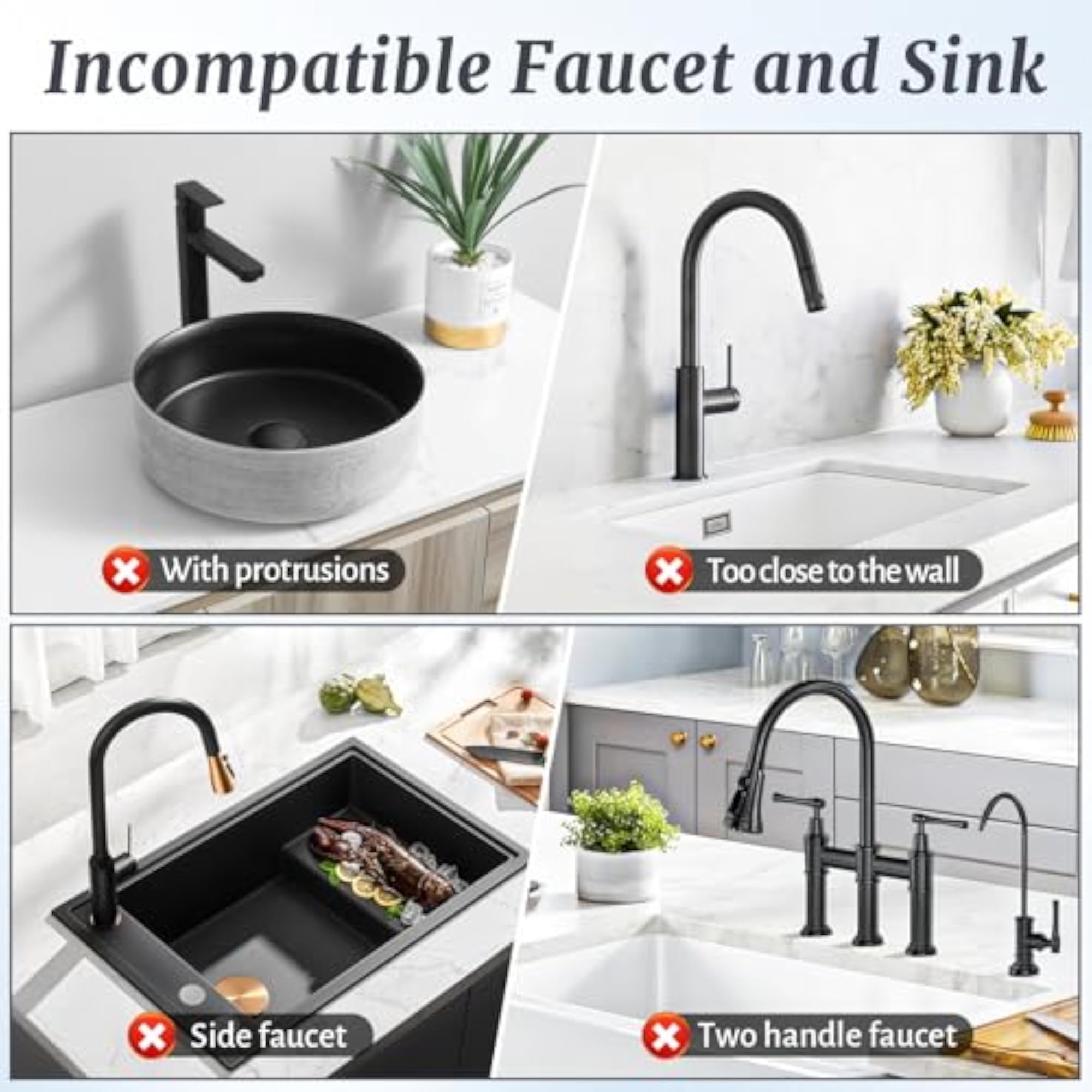 24 Inch Faucet Mat for Kitchen Sink Splash Guard, Silicone