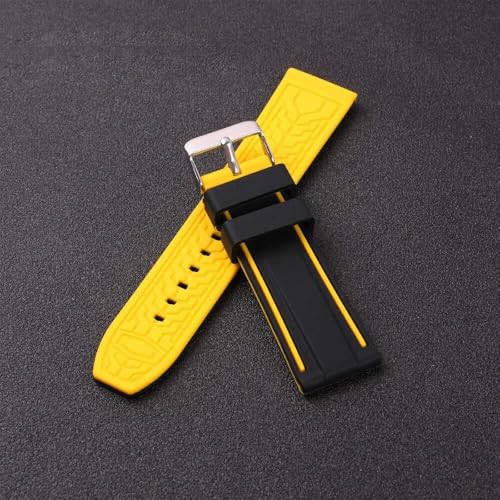 Bracelet montre caoutchouc 26mm SCRUBY bicolore sport étanche - 3