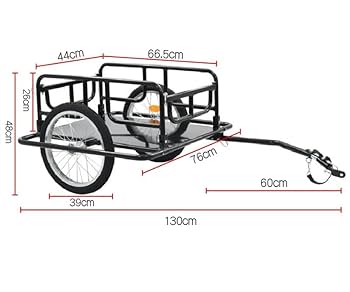 Amazon.co.jp: WJW マルチユースサイクルトレーラーカーゴバイク