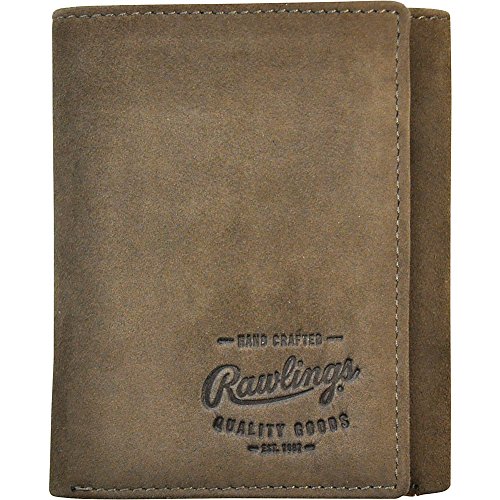 Rawlings Men's Double Steal Trifold, Brown, One Size