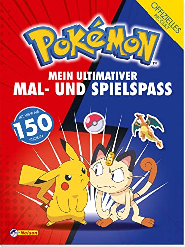 Pokémon: Mein ultimativer Mal- und Spielspaß: Mit mehr als 150 Stickern!