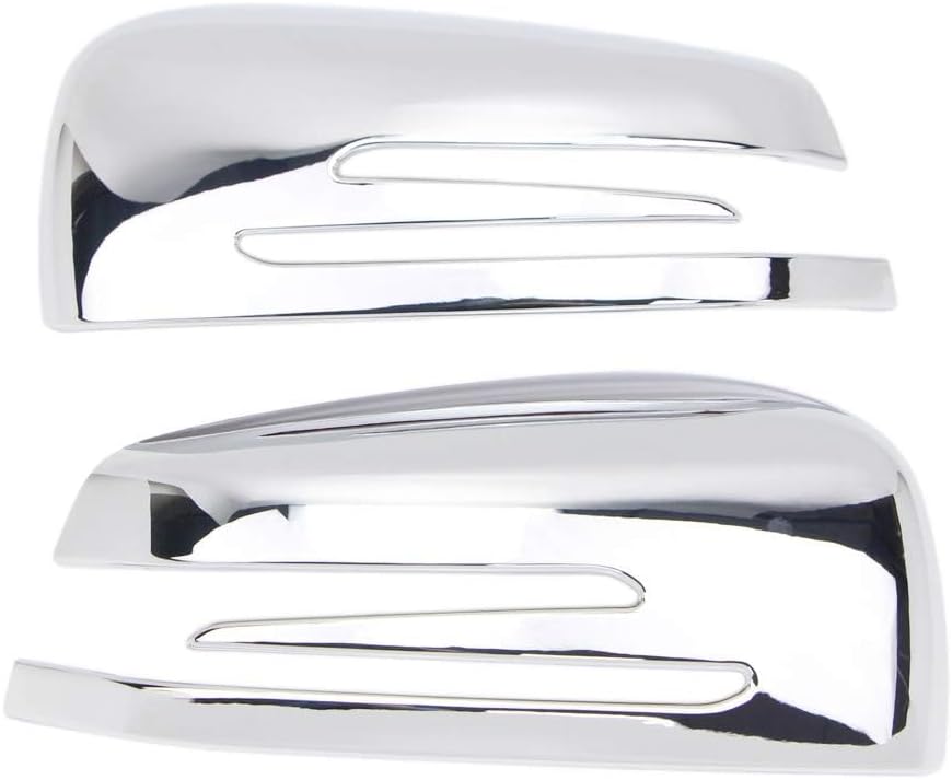 Dreamseek Side View Mirror Cover Compatible with Mercedes Benz GLA CLA GLK A B C E Class X156 X204 C117 W212 W176 W246 W204 Exterior Chrome Trim Outside Wing Rearview Decoration Caps Protector
