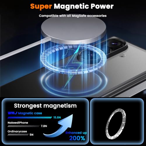 Image of WRJ for Samsung Galaxy Z Fold 8 Ultra Case Built-in Screen Protector,Black