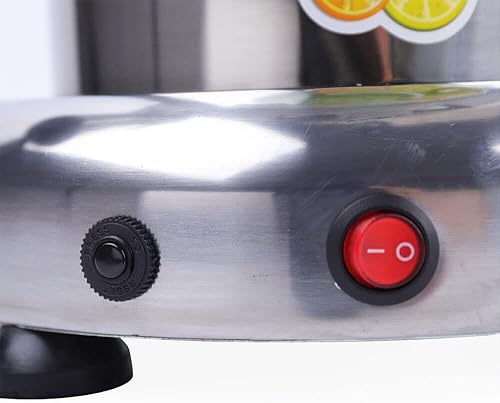 Miniatura 5 de Máquina extractor de jugo comercial 370W Máquina exprimidora de alta resistencia con filtro 110V eléctrico de acero inoxidable para verduras y