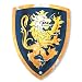 Liontouch Knight Shield, Medieval Fantasy for Kids, Noble Knight, Blue, EVA Foam