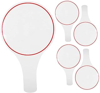 HONMEET Candy Jar 5pcs Score Board White Boards Mini White Board Double Sided Whiteboard Handheld Whiteboard Cookie Jar Foam Score Board Foam DIY Blank Writing Scoreboard Simple Scoreboard