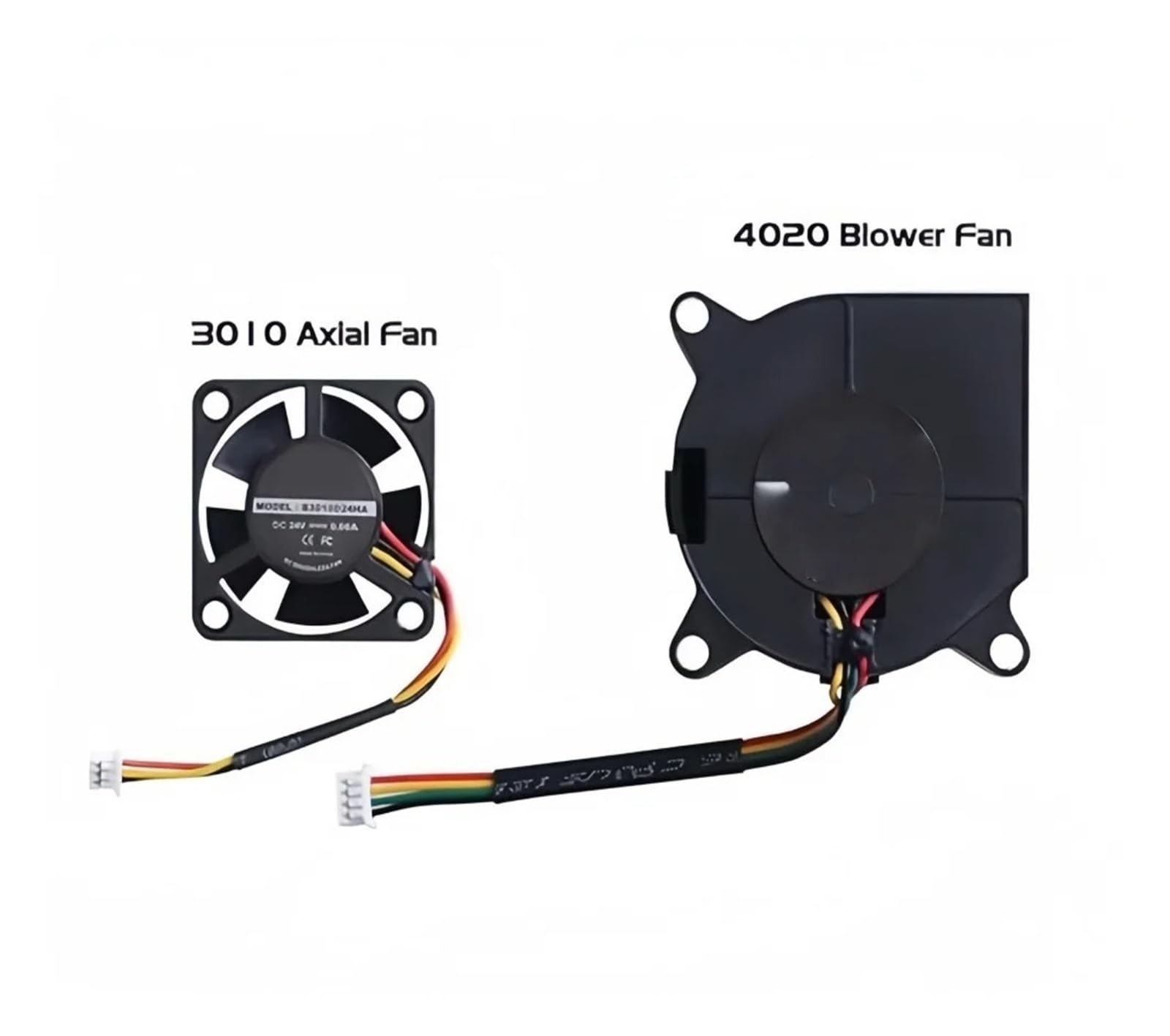 Ventilador de repuesto Hotend for impresora 3D, Compatible con Creality, | Impresora 3D K1/K1C/K1 MAX, soplador DC 24V 4020 y refrigeración axial 3010(4020 and 3010 Fan)