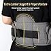 BIUSIKAN Hip Seat Baby Carrier, New Ergonomic Surface Design, Adjustable Waistband w/Lumbar & Back Support, Ergonomic Carrier w/Multiple Pockets for Newborns & Toddlers up to 45lbs(Grey)