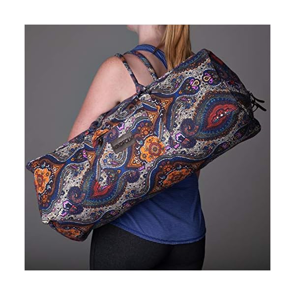 Kindfolk-Yoga-Mat-XL-Duffel-Bag-Extra-Large-Patterned-Canvas-with-Pocket-and-Zipper Kindfolk Yoga Mat XL Duffel Bag Extra Large Patterned Canvas with Pocket and Zipper