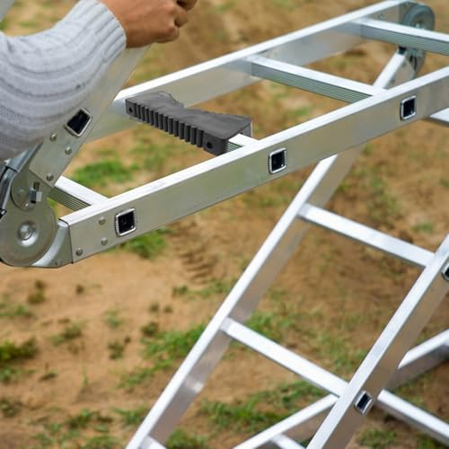 Almohadilla antideslizante negra para escalera extensible de goma 6