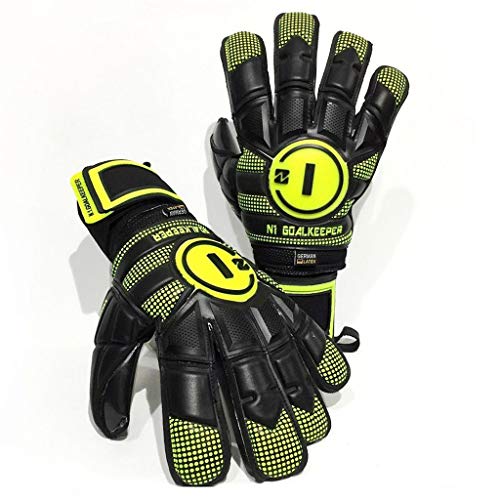Luva Goleiro Profissional N1 Goalkeeper Horus Elite Neon
