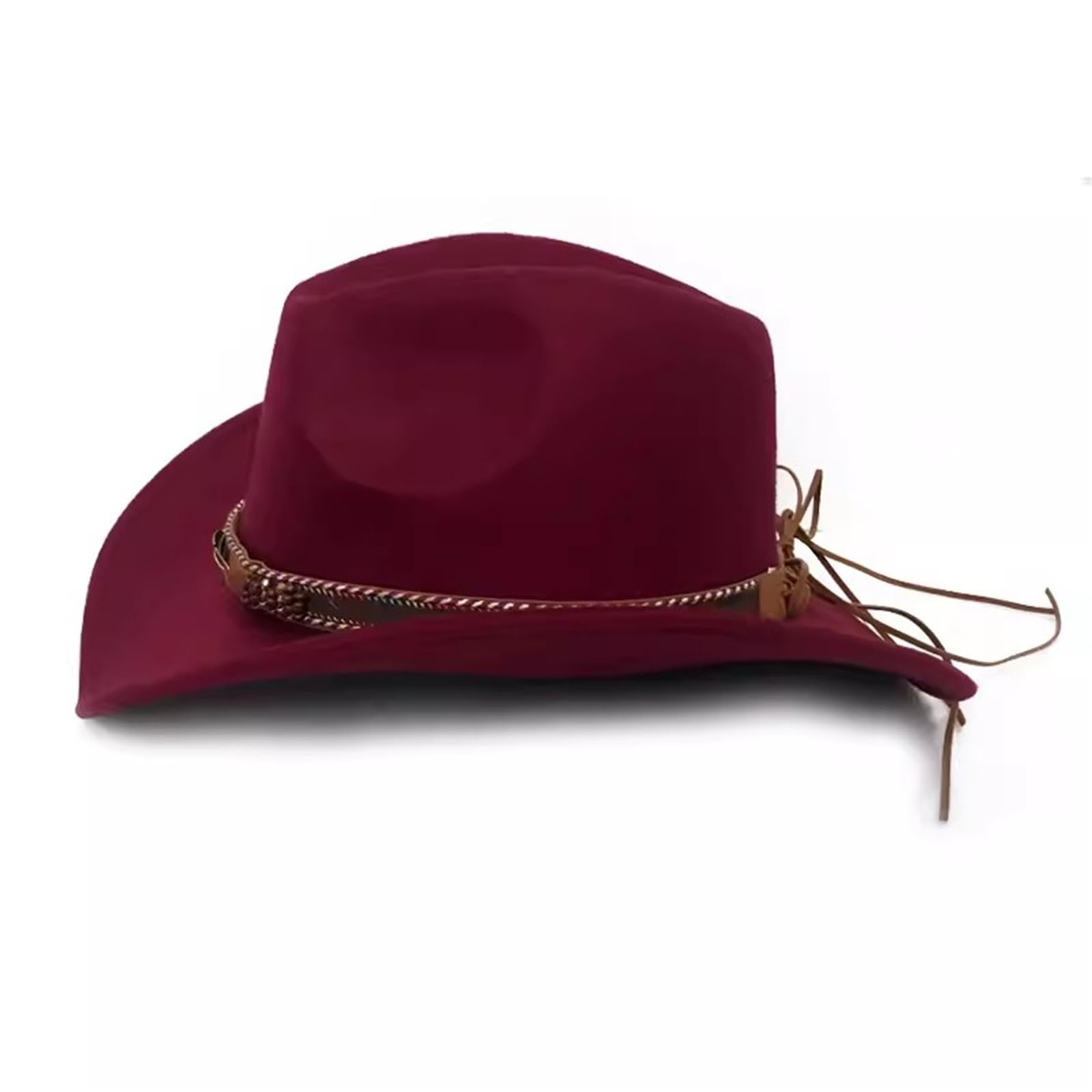 Cappello da Cowboy Cappello da Cowboy con Bombetta, Coppia di Danza del Vento minoranza, Berretto per Uomo e Donna
