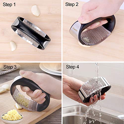 (40 OFF) Garlic Press Mincer, Crusher & Peeler 8.99 Coupon Code