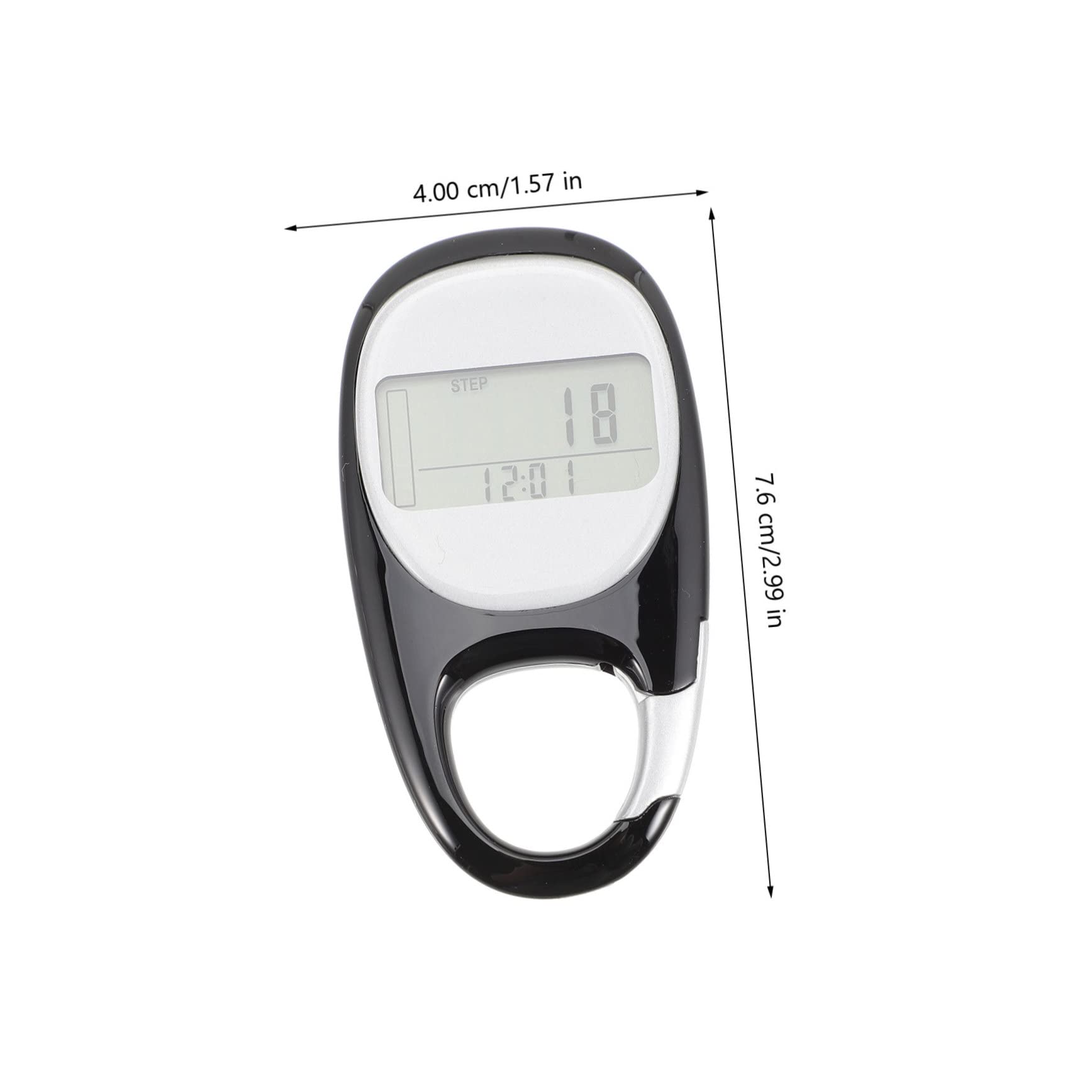POPETPOP 5 Pièces podomètre 3D Compteur de Pas de randonnée Compteur de Marche créatif pédomètre Compteur de randonnée pédestre Compteur de Marche d'escalade à Pied comptoir Voyage Abdos