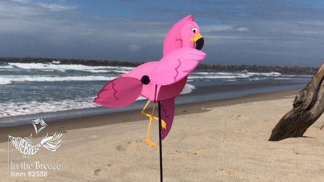 Amazon.com: In the Breeze 2558 Baby Flamingo Whirligig Wind