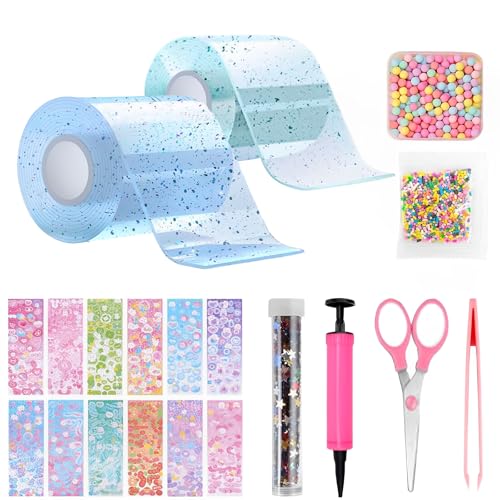 TFSZE Nano Tape Bubbles Kits de Loisir Creatif Enfant,Double Face Transparent,Bubble DIY Craft Kit,...