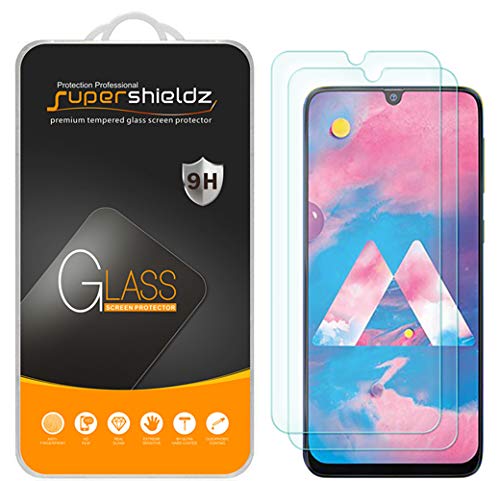 Supershieldz (2 Pack) Designed for Samsung Galaxy M30 Tempered Glass Screen Protector, Anti Scratch, Bubble Free