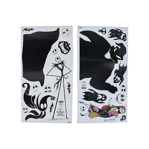 Image of Paladone Nightmare Before Christmas Wall Decals Set, Glow in The Dark and Removable